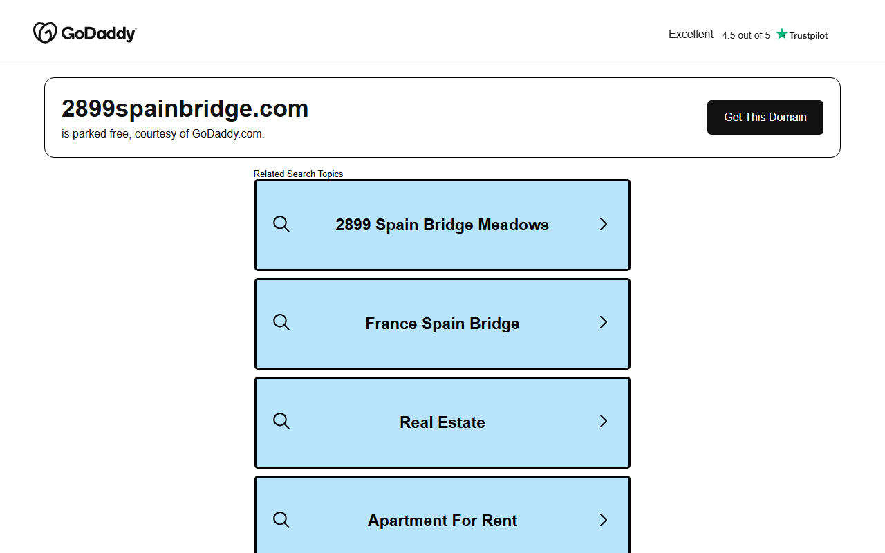 2899spainbridge.com screenshot