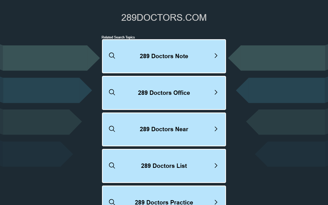 289doctors.com screenshot