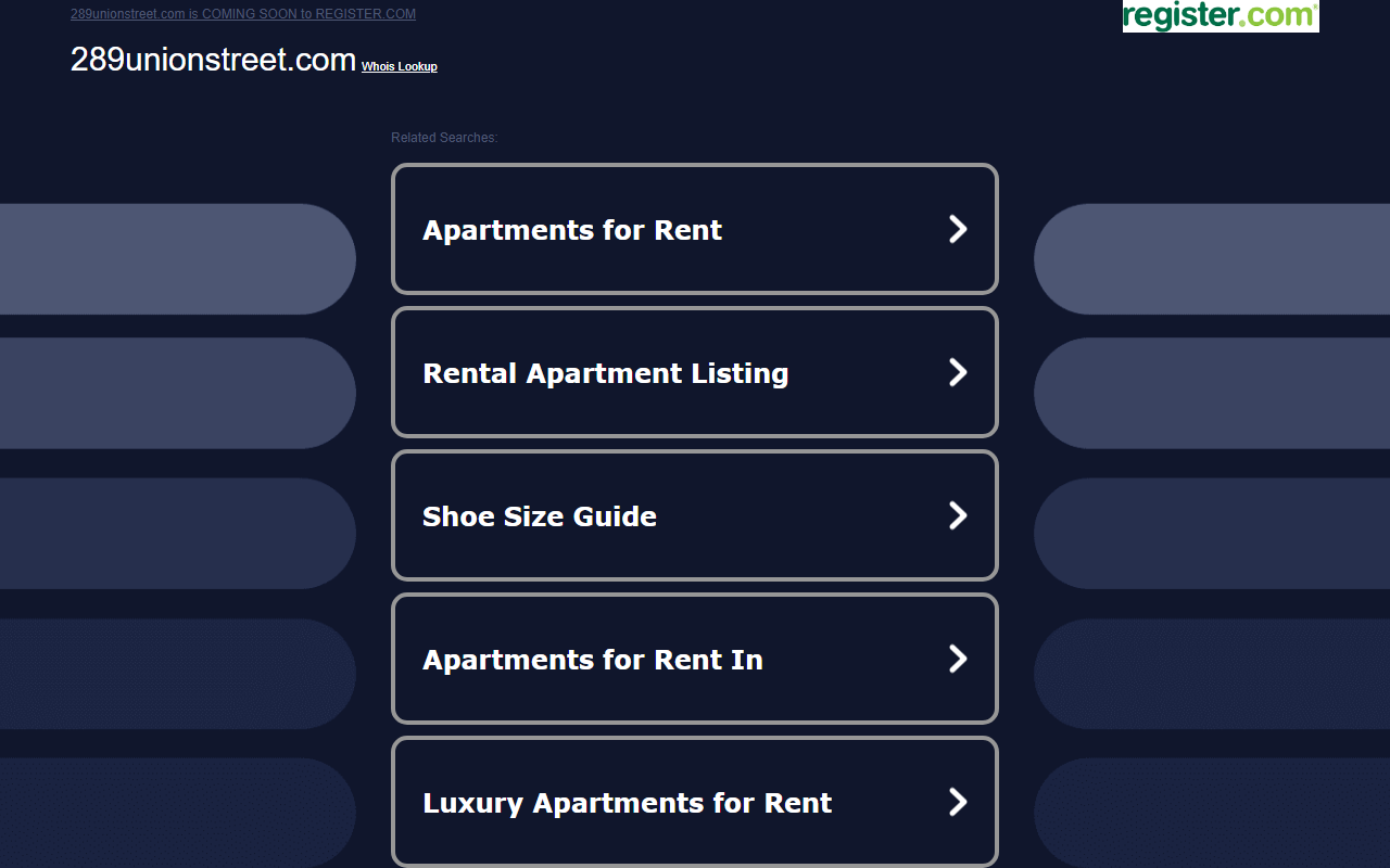 289unionstreet.com screenshot