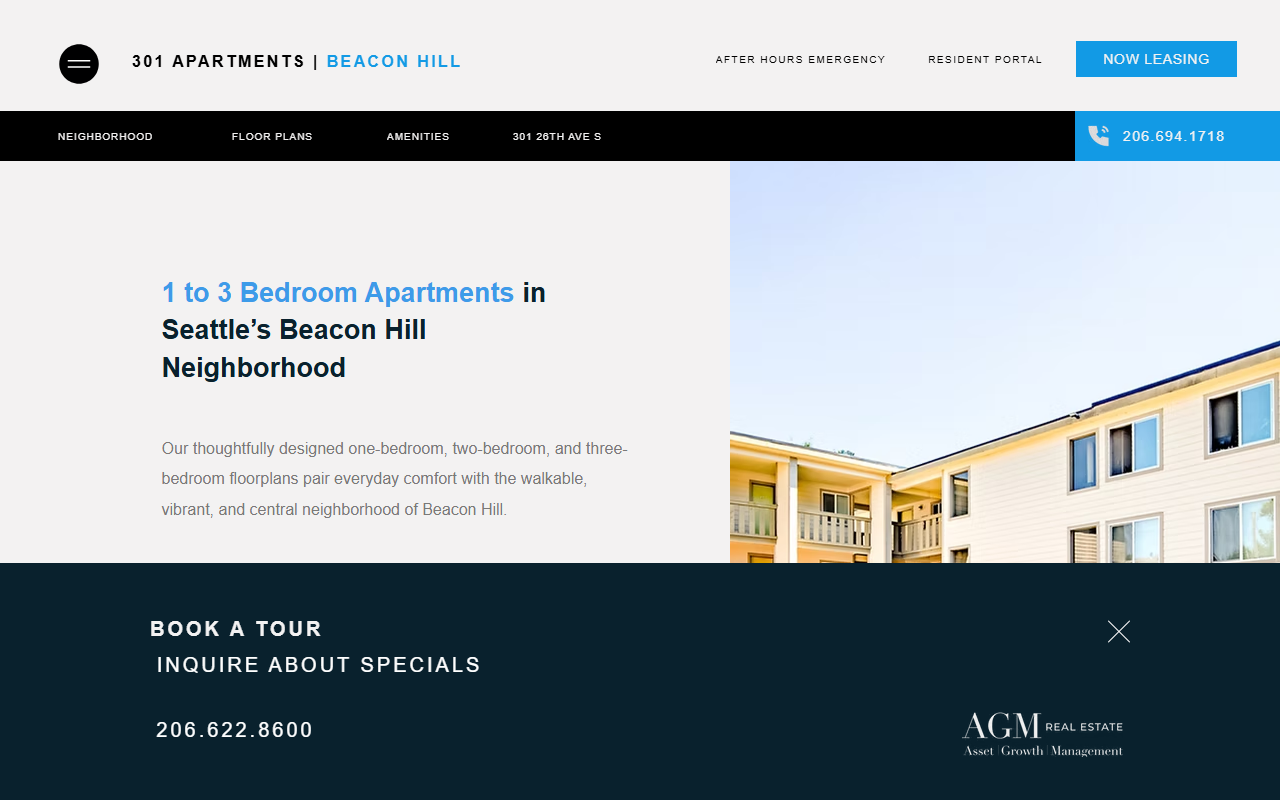 301apartments.com screenshot