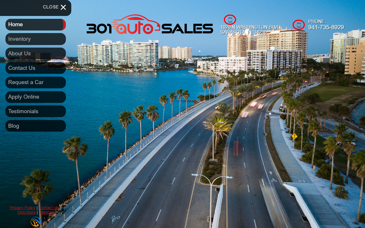 301autosales.com screenshot