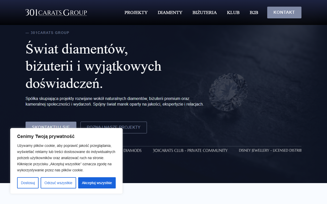 301caratsgroup.com screenshot