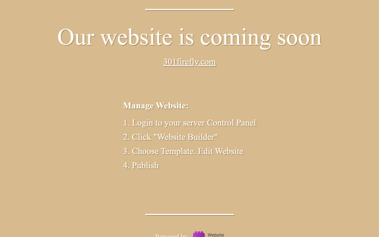 301firefly.com screenshot