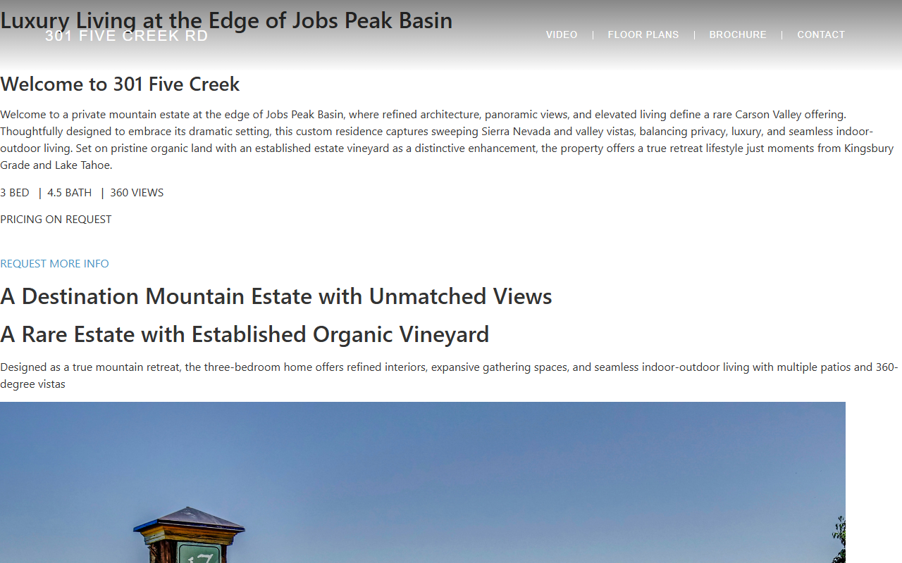 301fivecreek.com screenshot