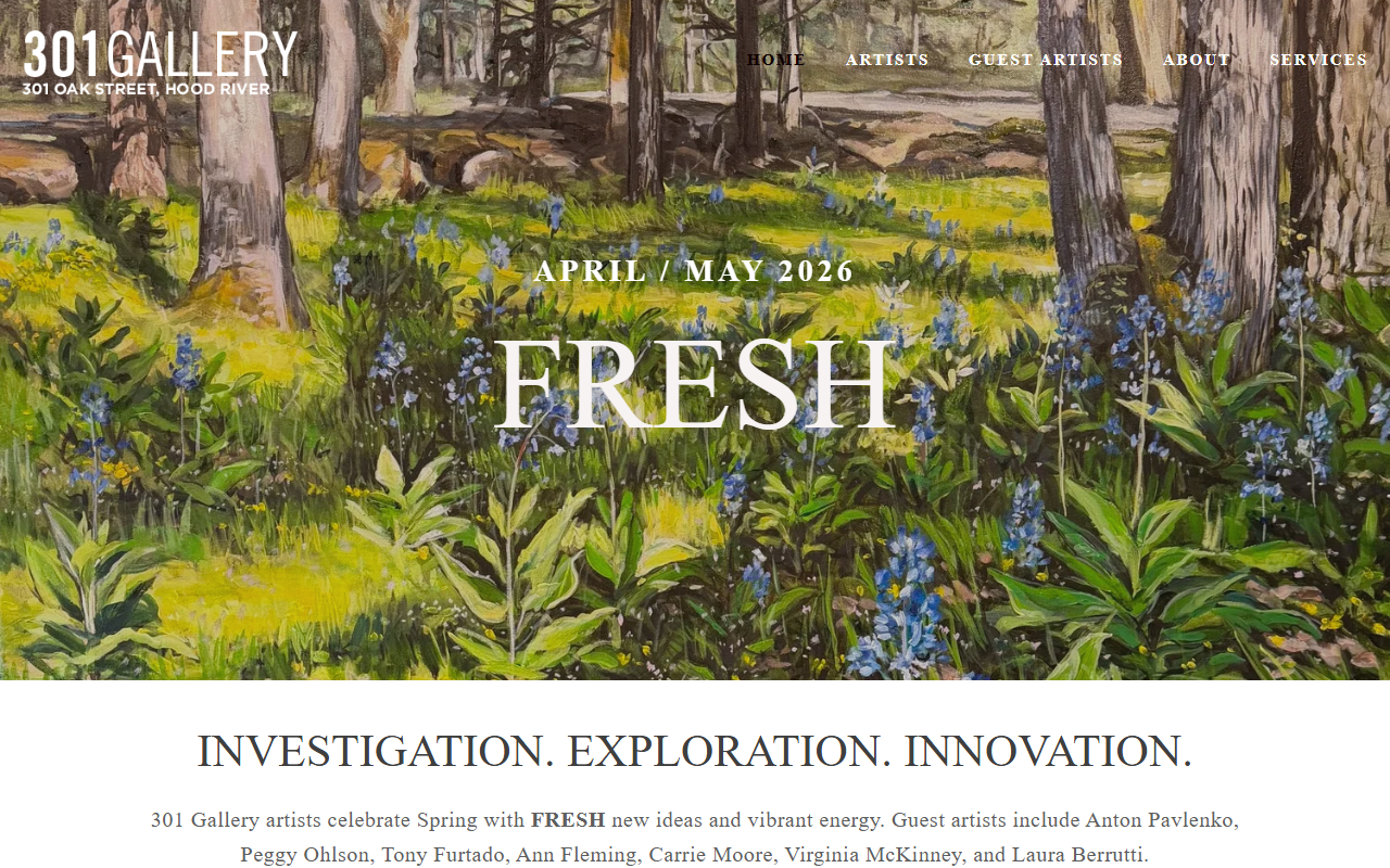301gallery.com screenshot