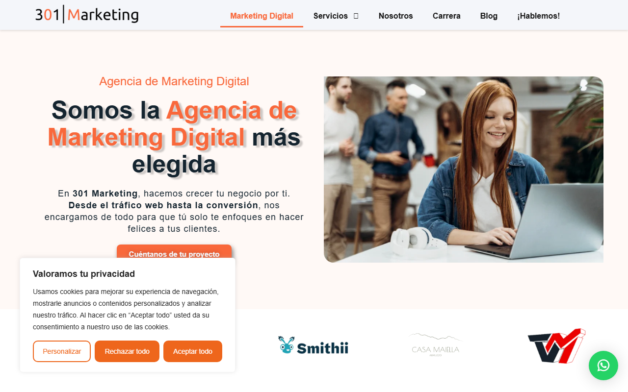 301marketing.com screenshot