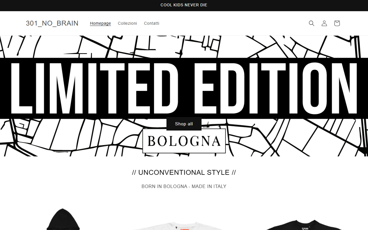 301nobrain.com screenshot