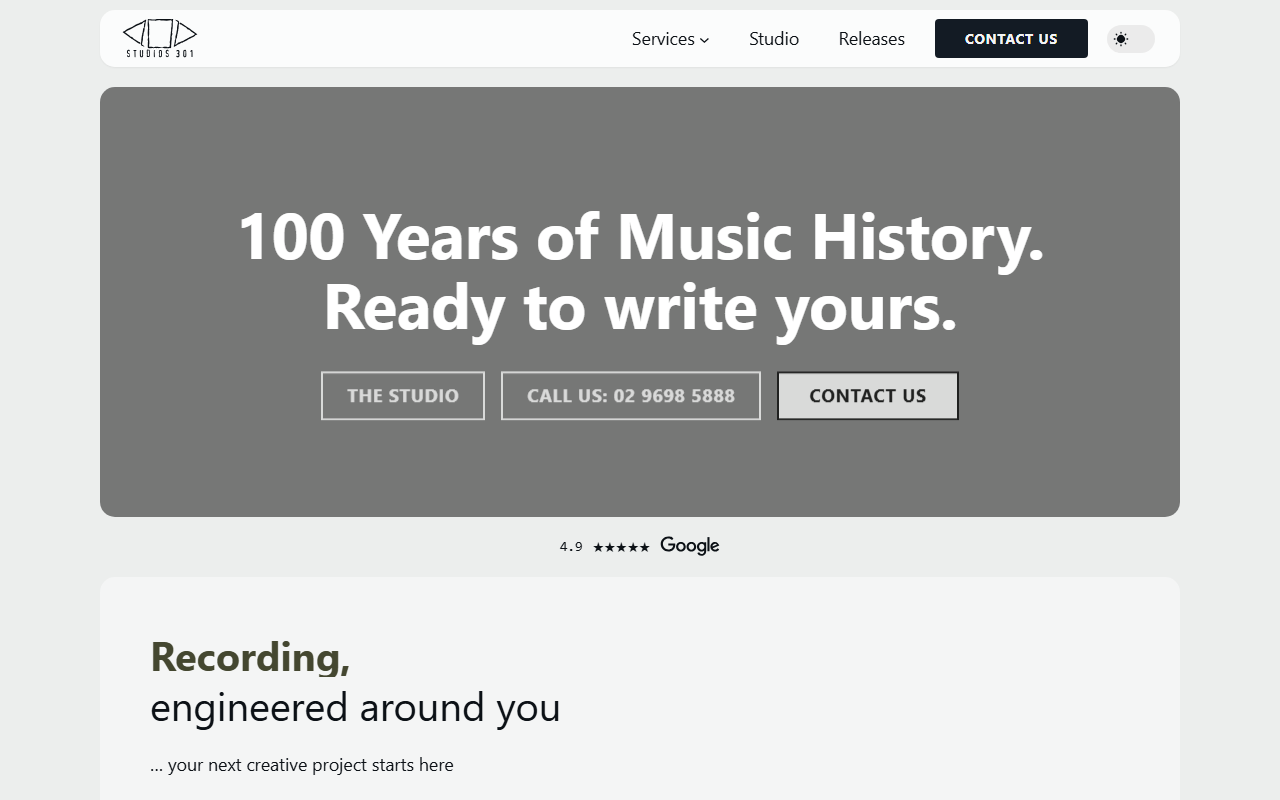 301studios.com screenshot