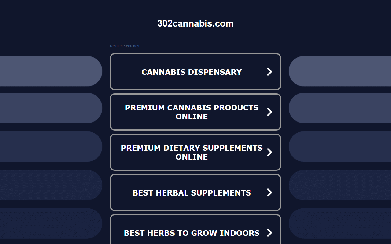 302cannabis.com screenshot