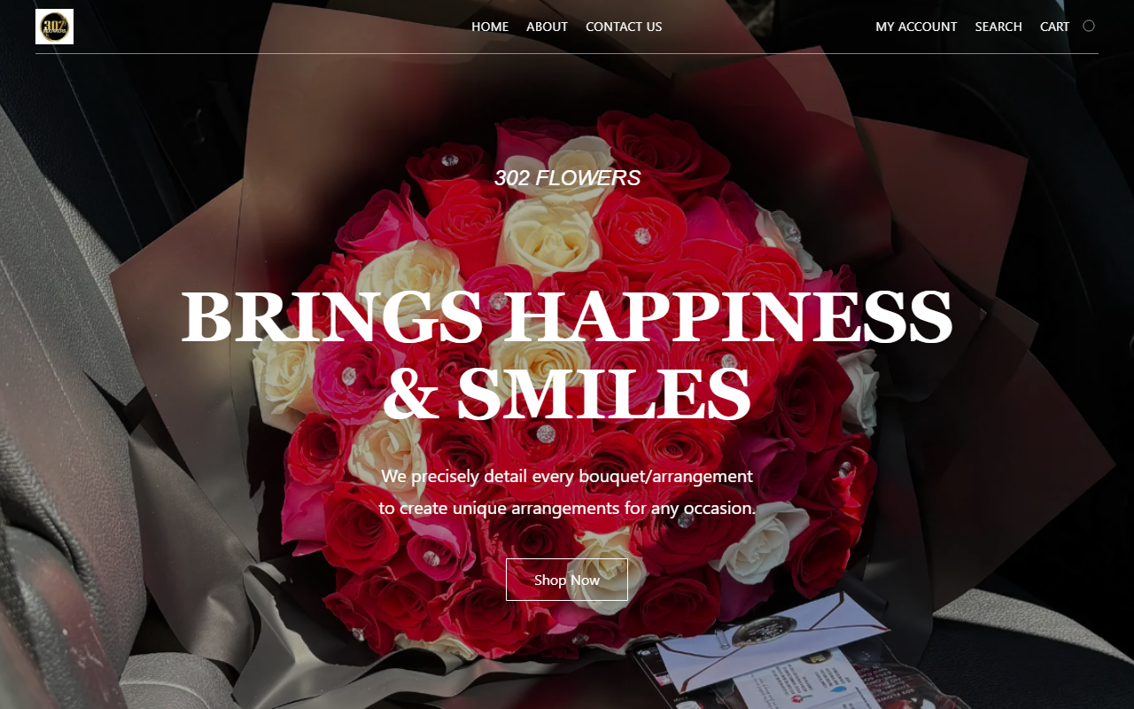 302flowersco.com screenshot