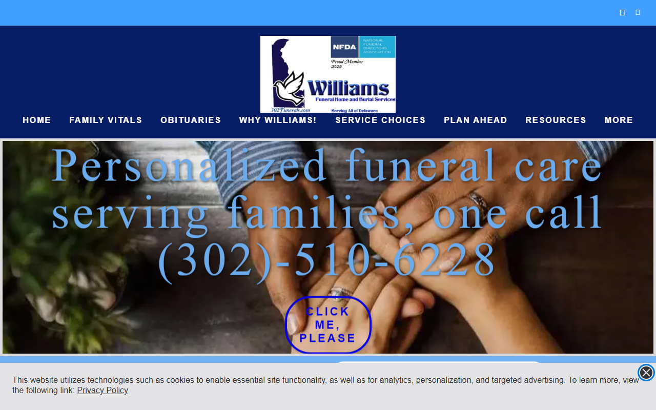 302funerals.com screenshot