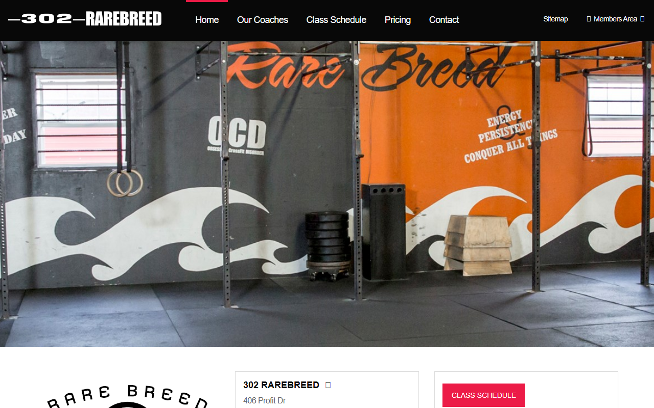 302rarebreed.com screenshot