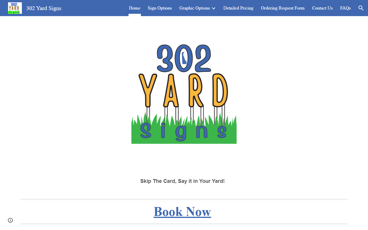 302yardsigns.com screenshot