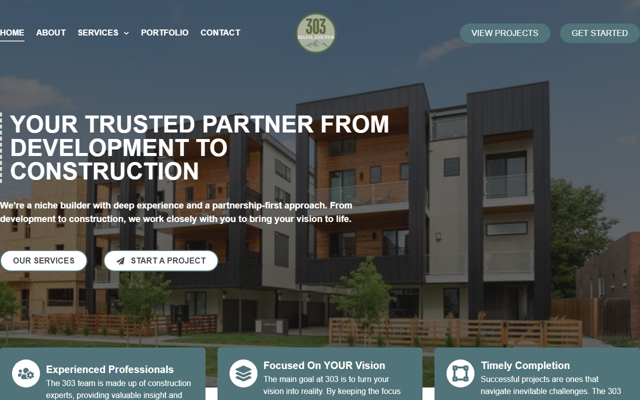 303-builders.com screenshot