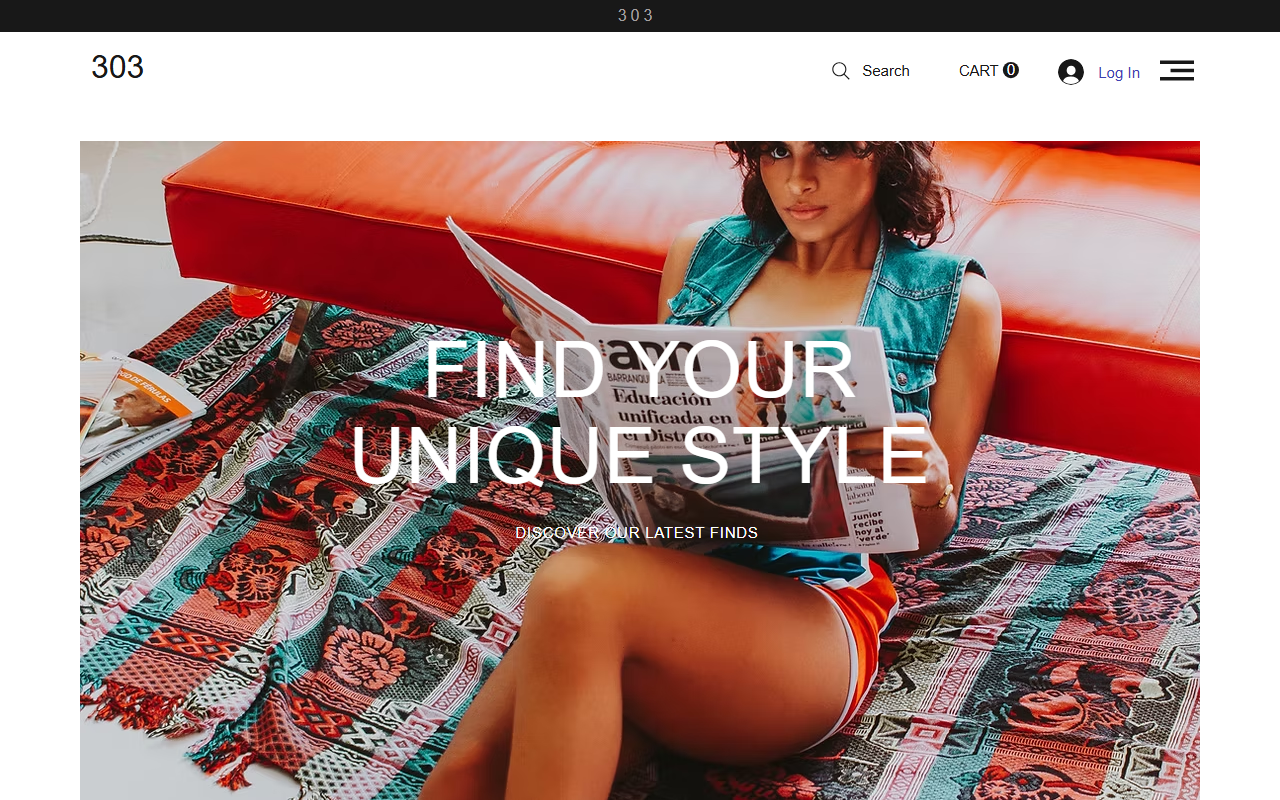 303-vintage.com screenshot