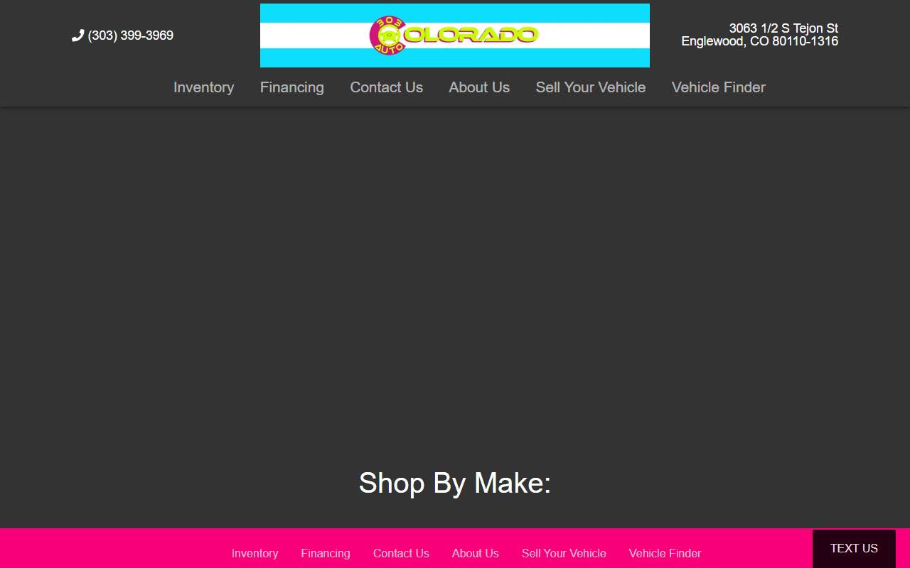 303autosales.com screenshot
