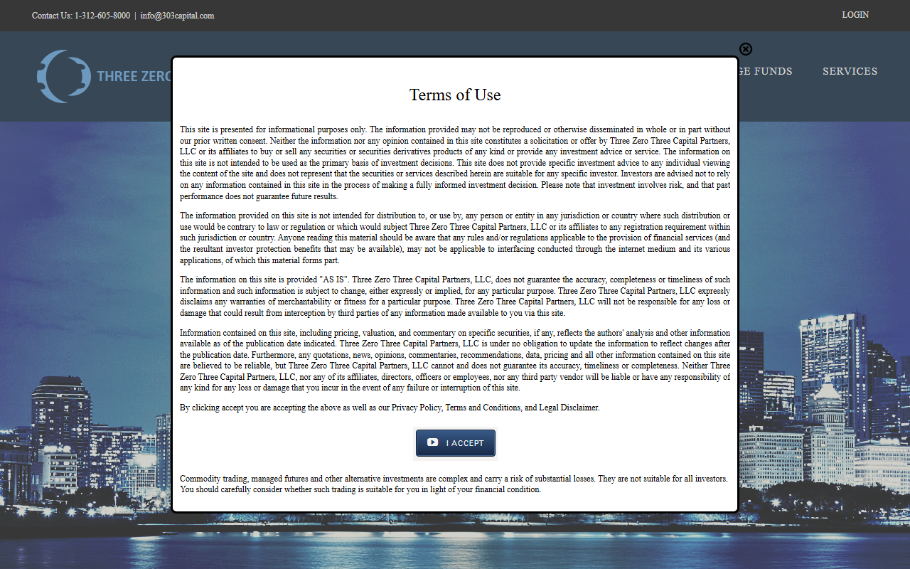 303capitalmarket.com screenshot