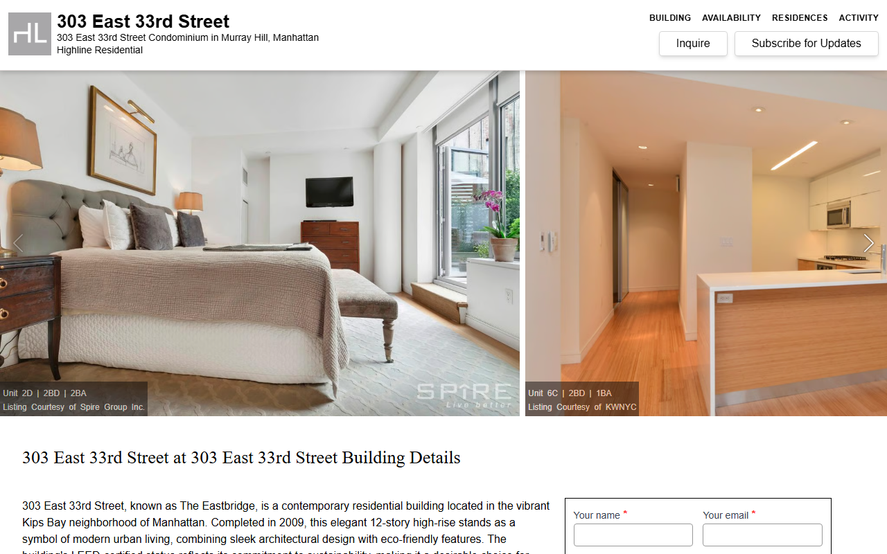 303east33rd.com screenshot