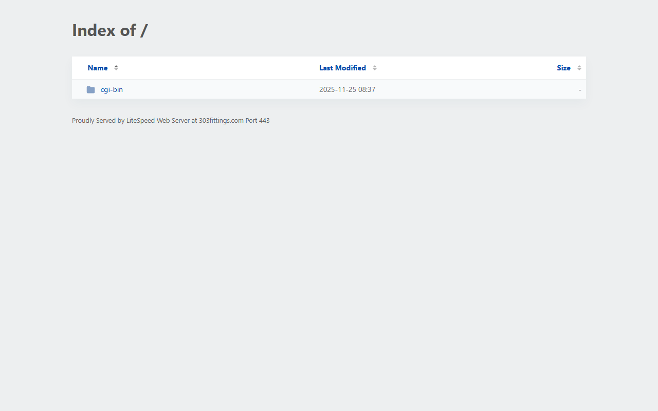 303fittings.com screenshot