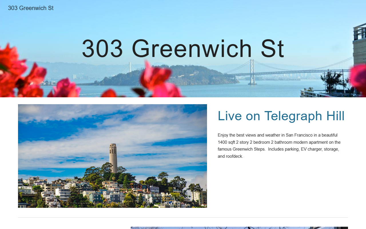 303greenwich.com screenshot