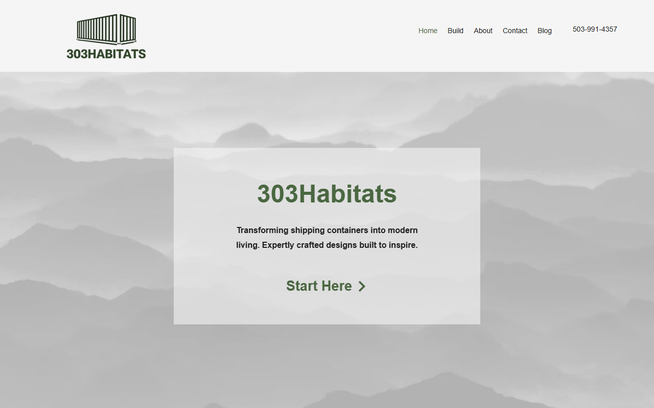 303habitats.com screenshot
