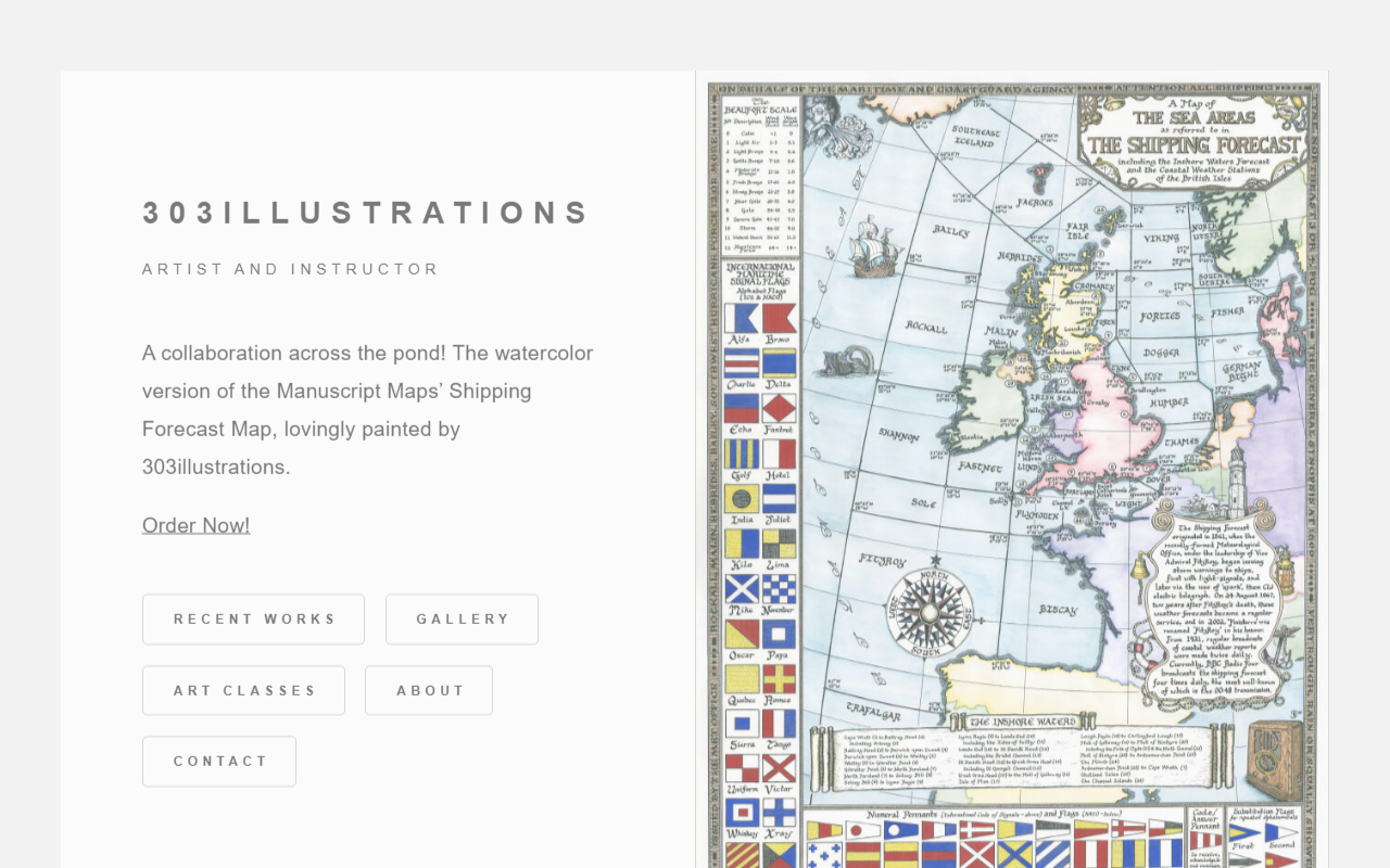 303illustrations.com screenshot