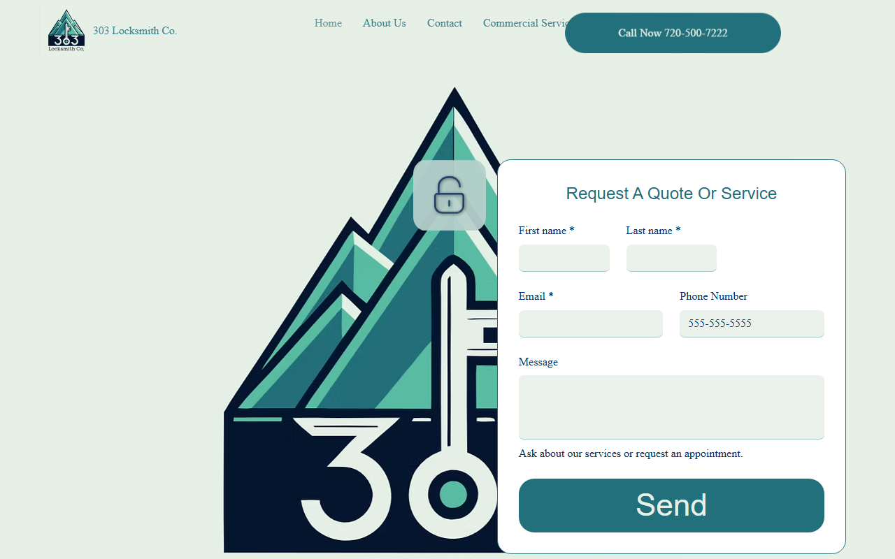 303locksmithco.com screenshot