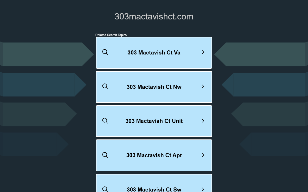 303mactavishct.com screenshot