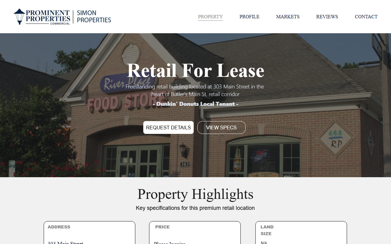 303mainbutler.com screenshot