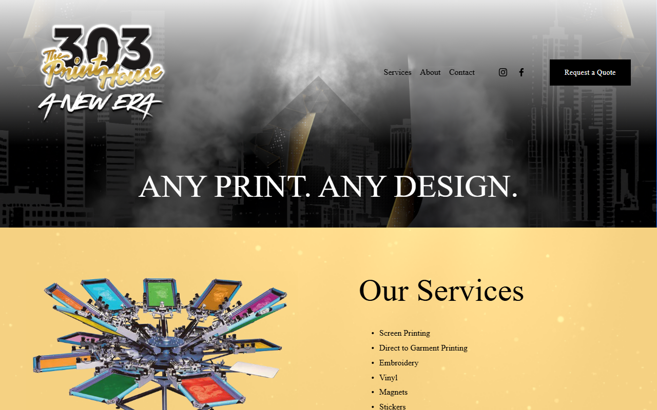 303printhouse.com screenshot