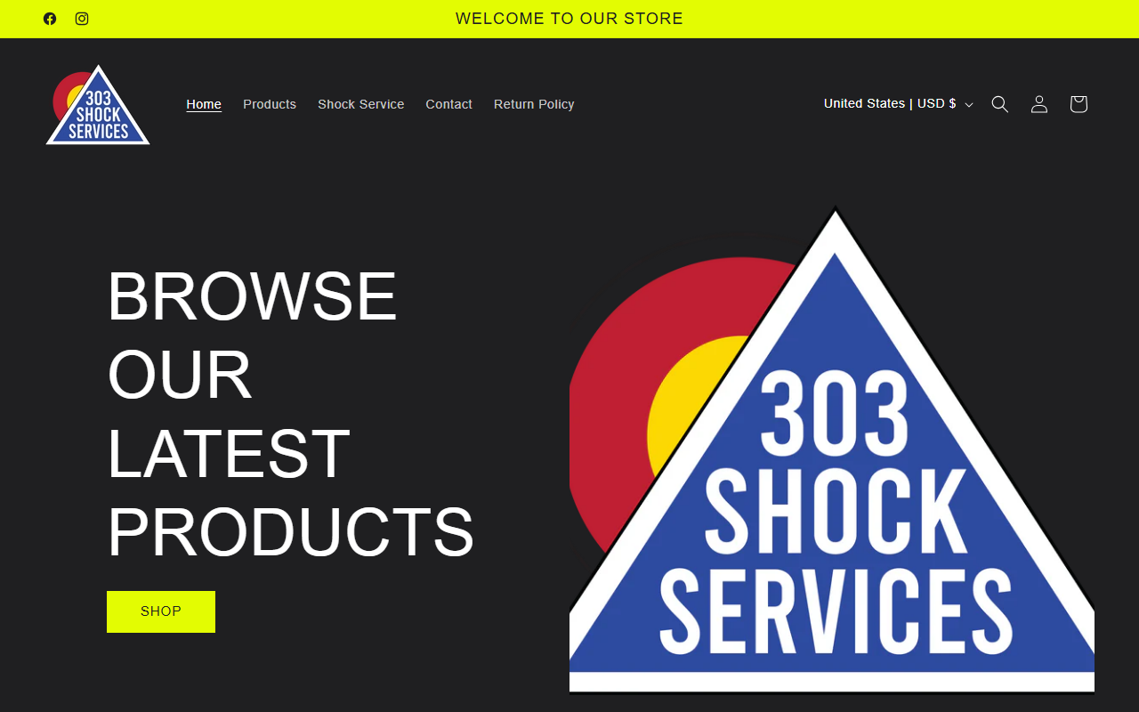 303shockservices.com screenshot