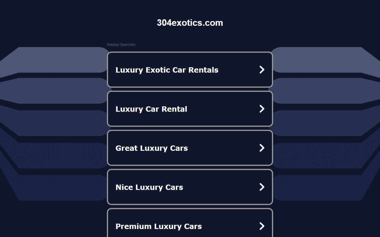 304exotics.com screenshot