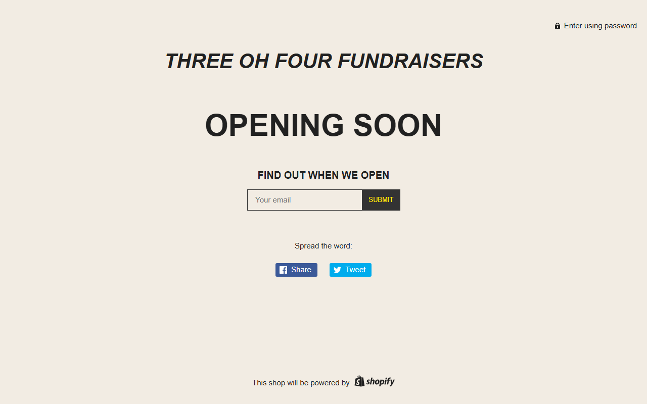 304fundraisers.com screenshot