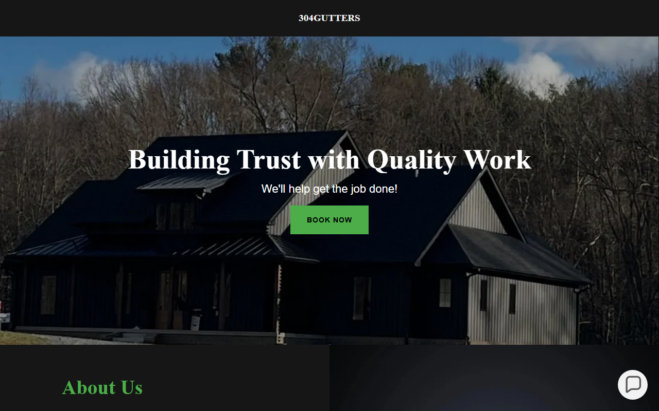304gutters.com screenshot