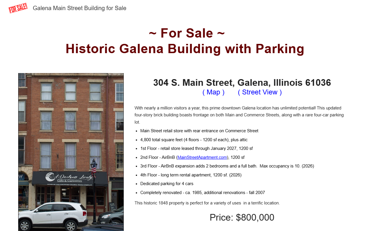 304mainstreet.com screenshot