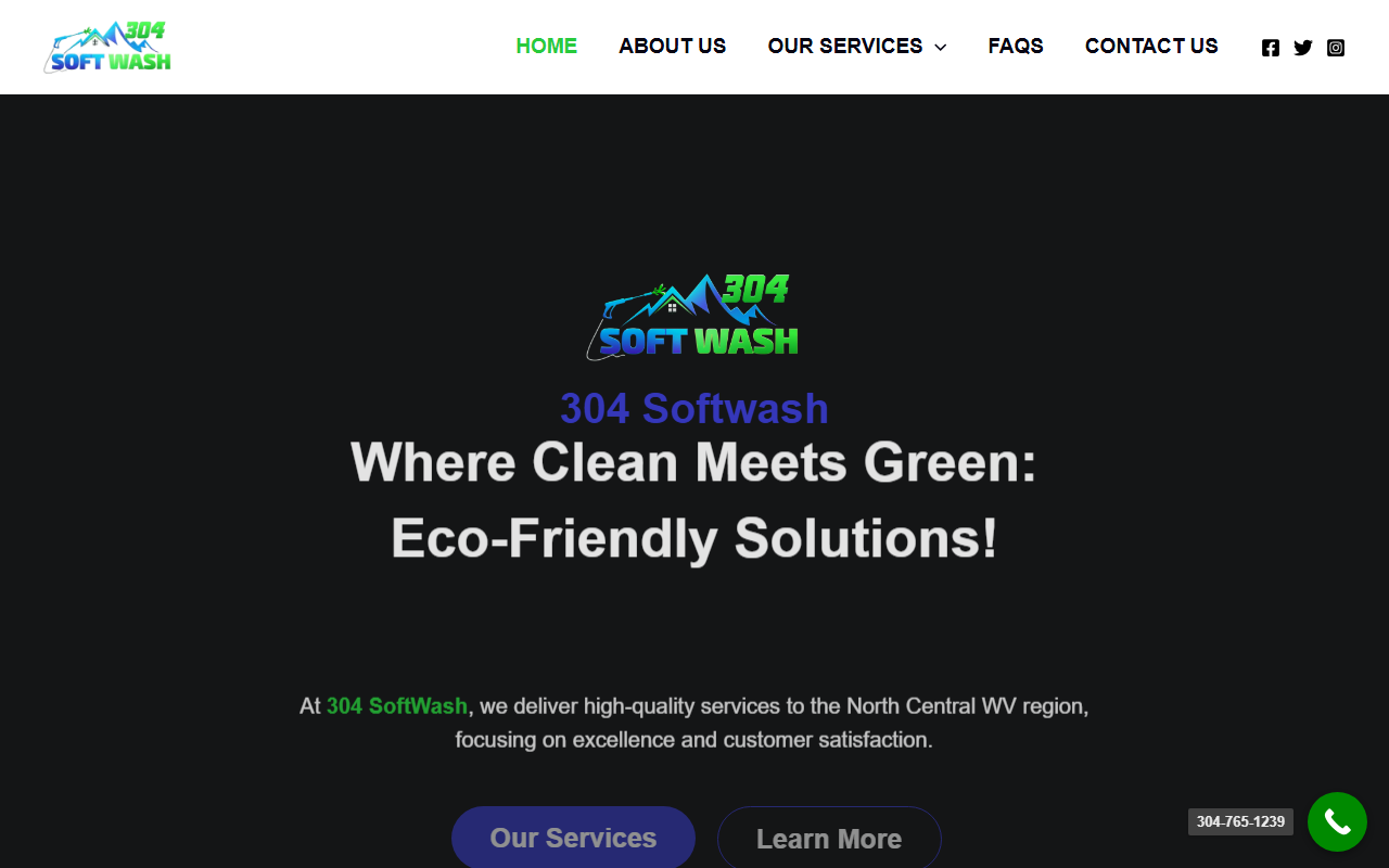 304softwash.com screenshot