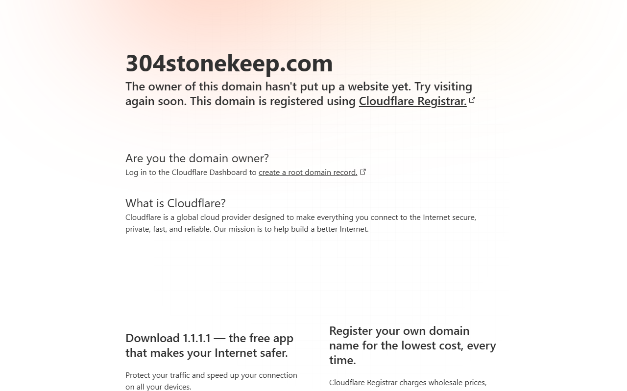 304stonekeep.com screenshot