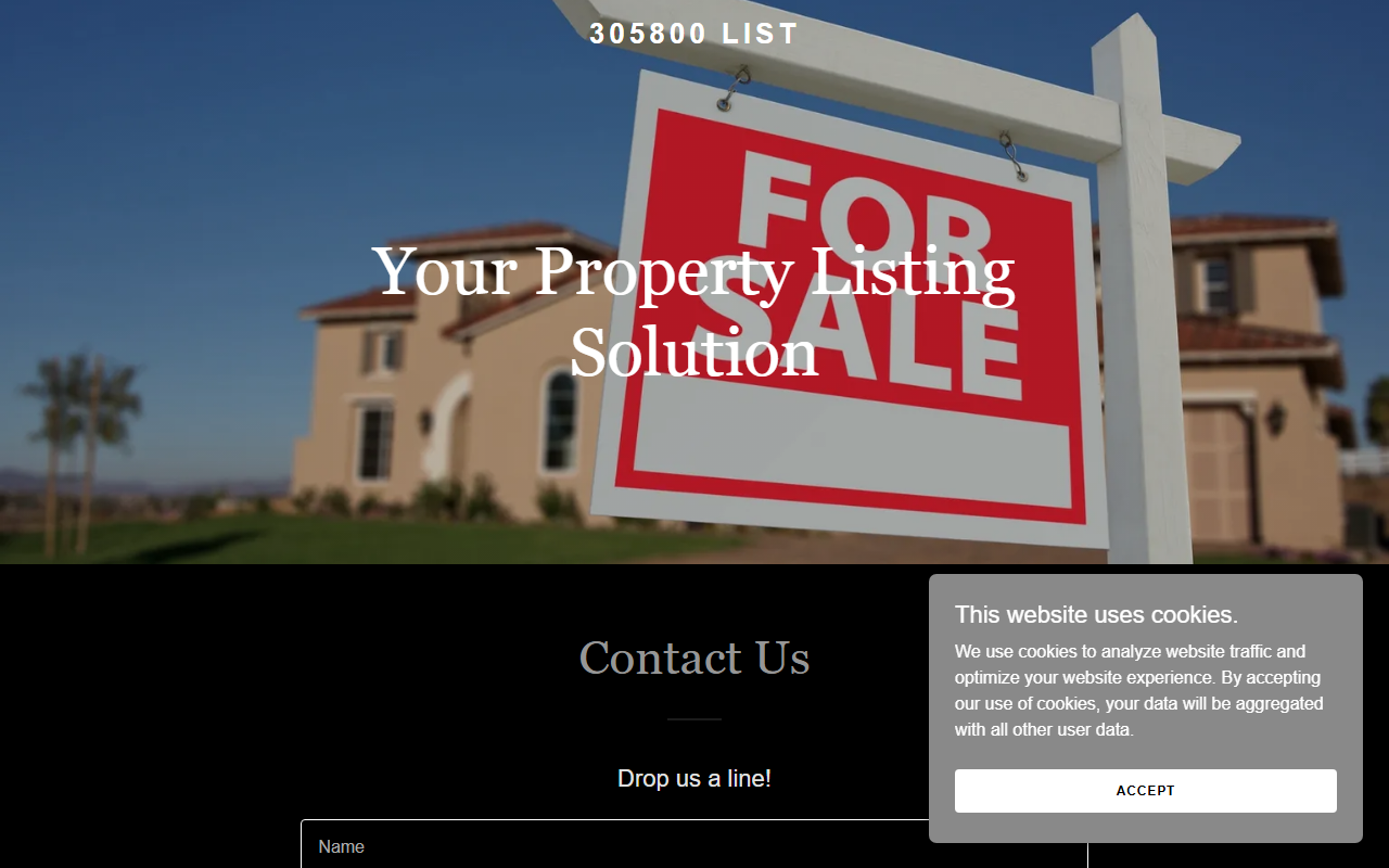 305800list.com screenshot