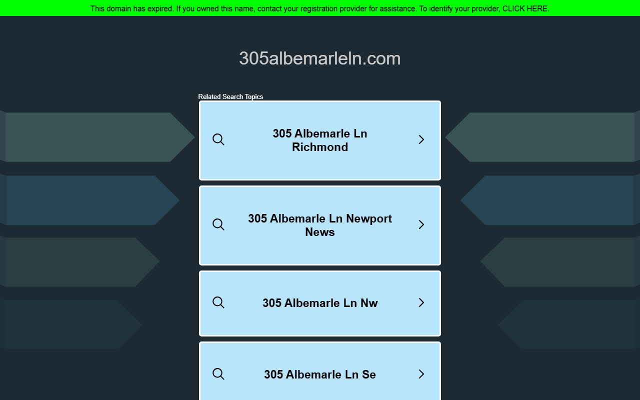 305albemarleln.com screenshot