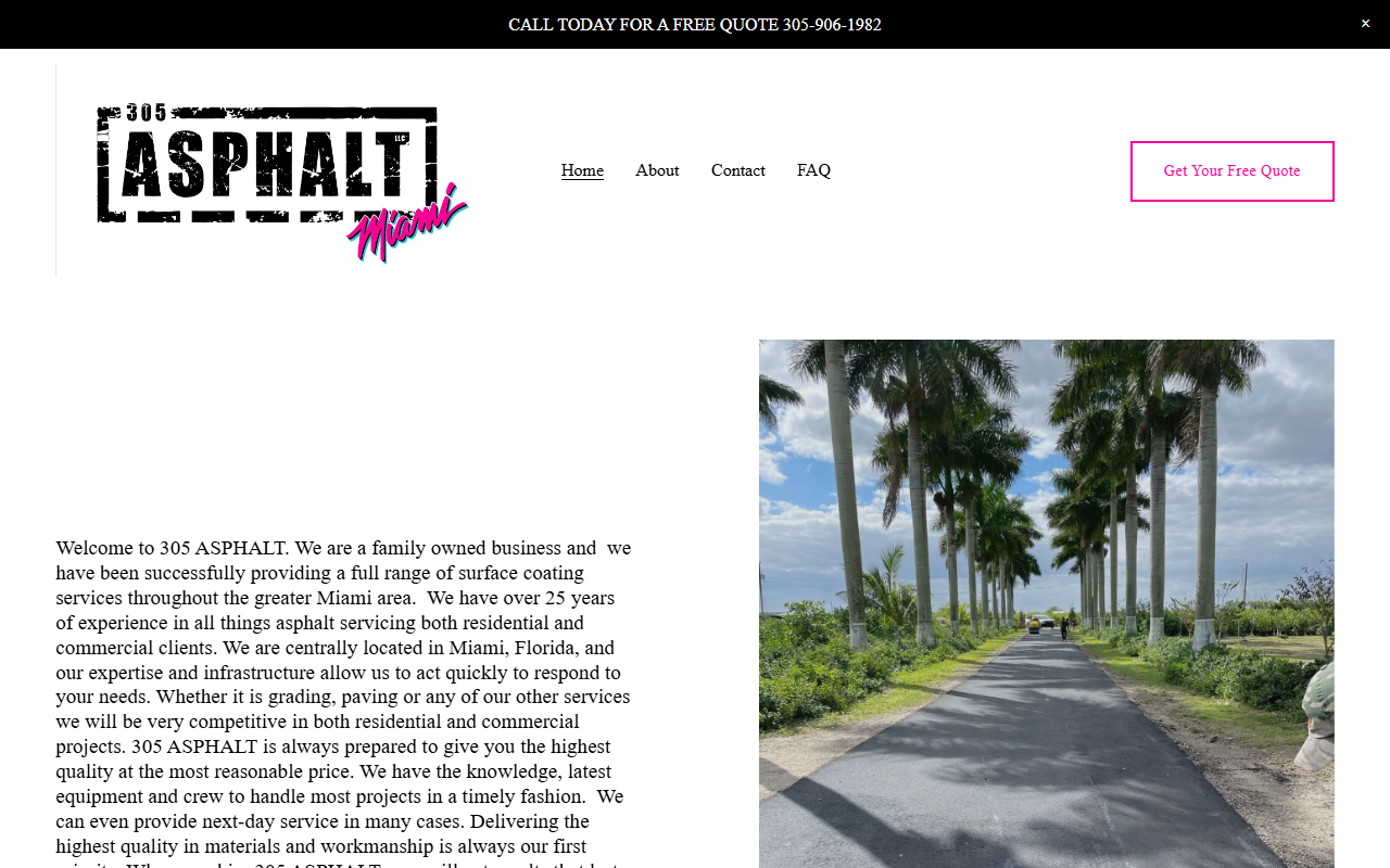 305asphalt.com screenshot