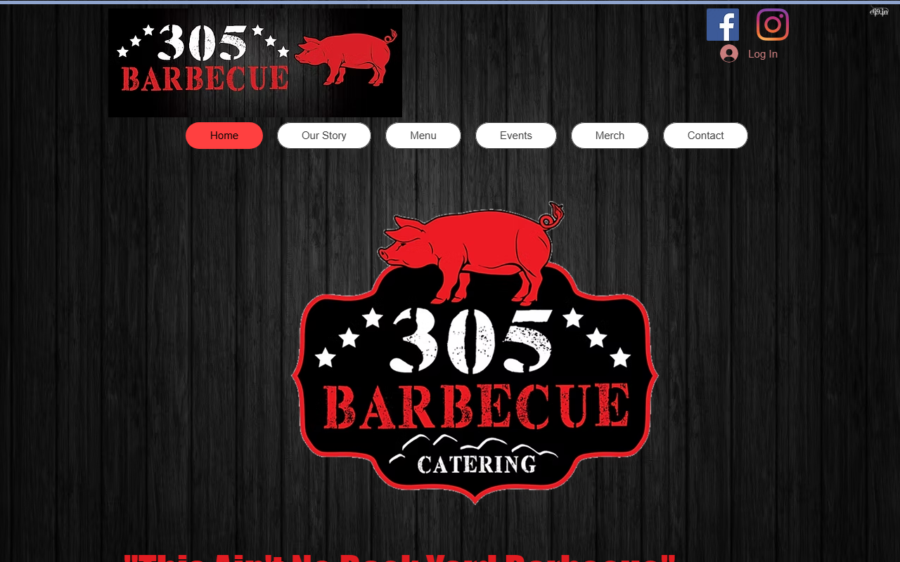 305barbecue.com screenshot