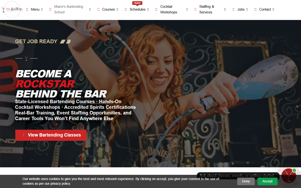 305bartend.com screenshot