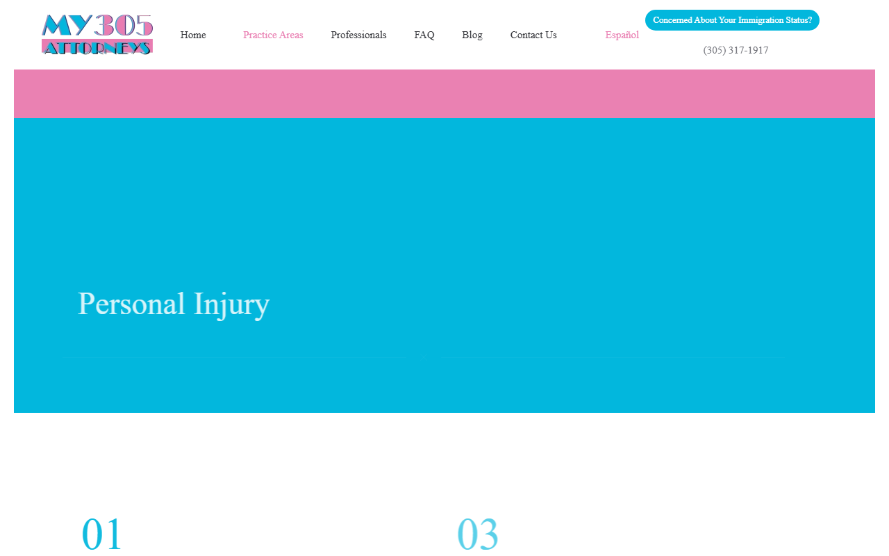 305casualty.com screenshot