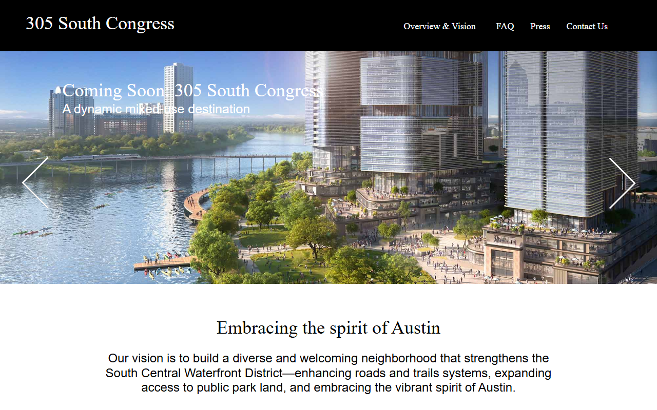305congress.com screenshot