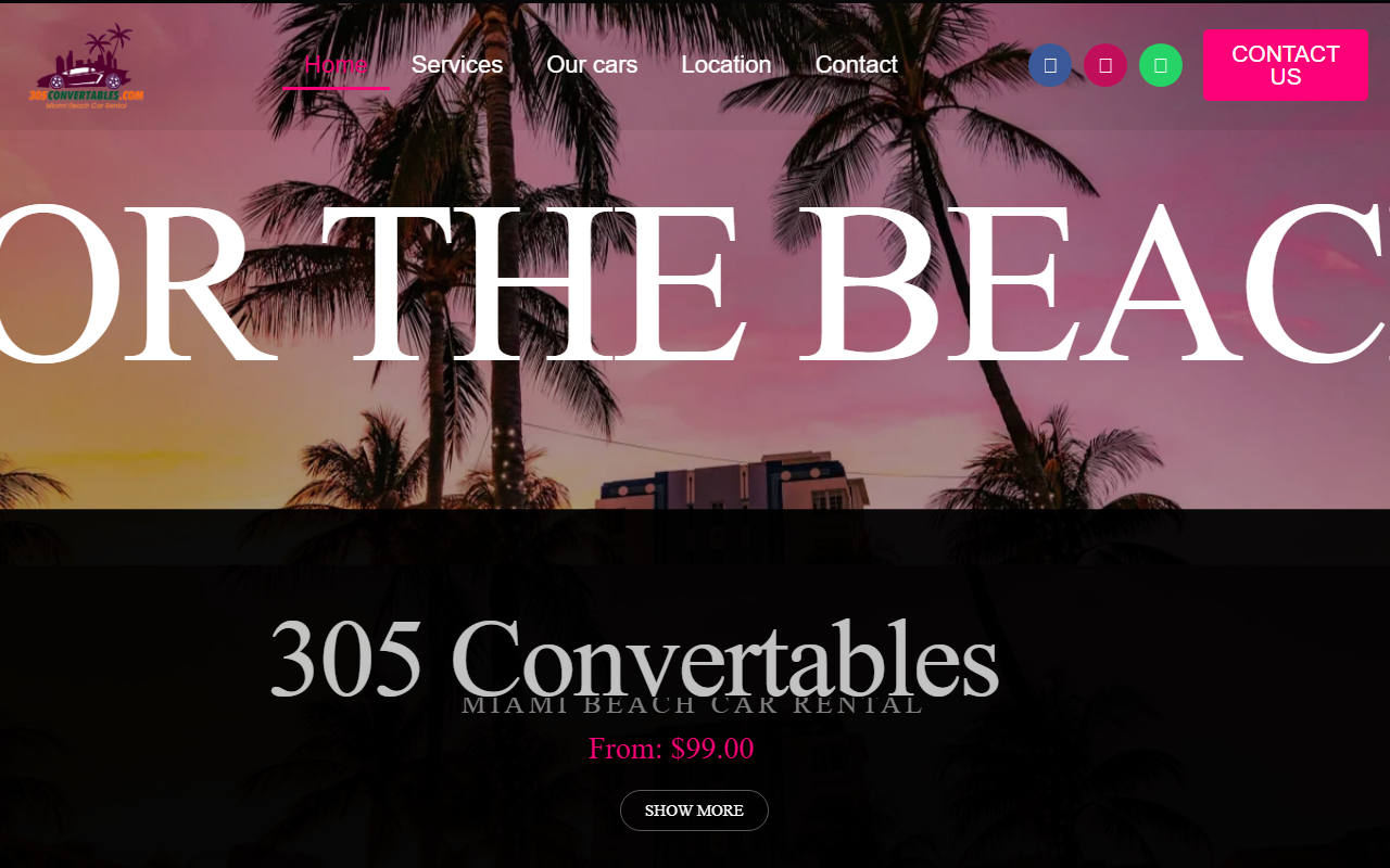 305convertibles.com screenshot