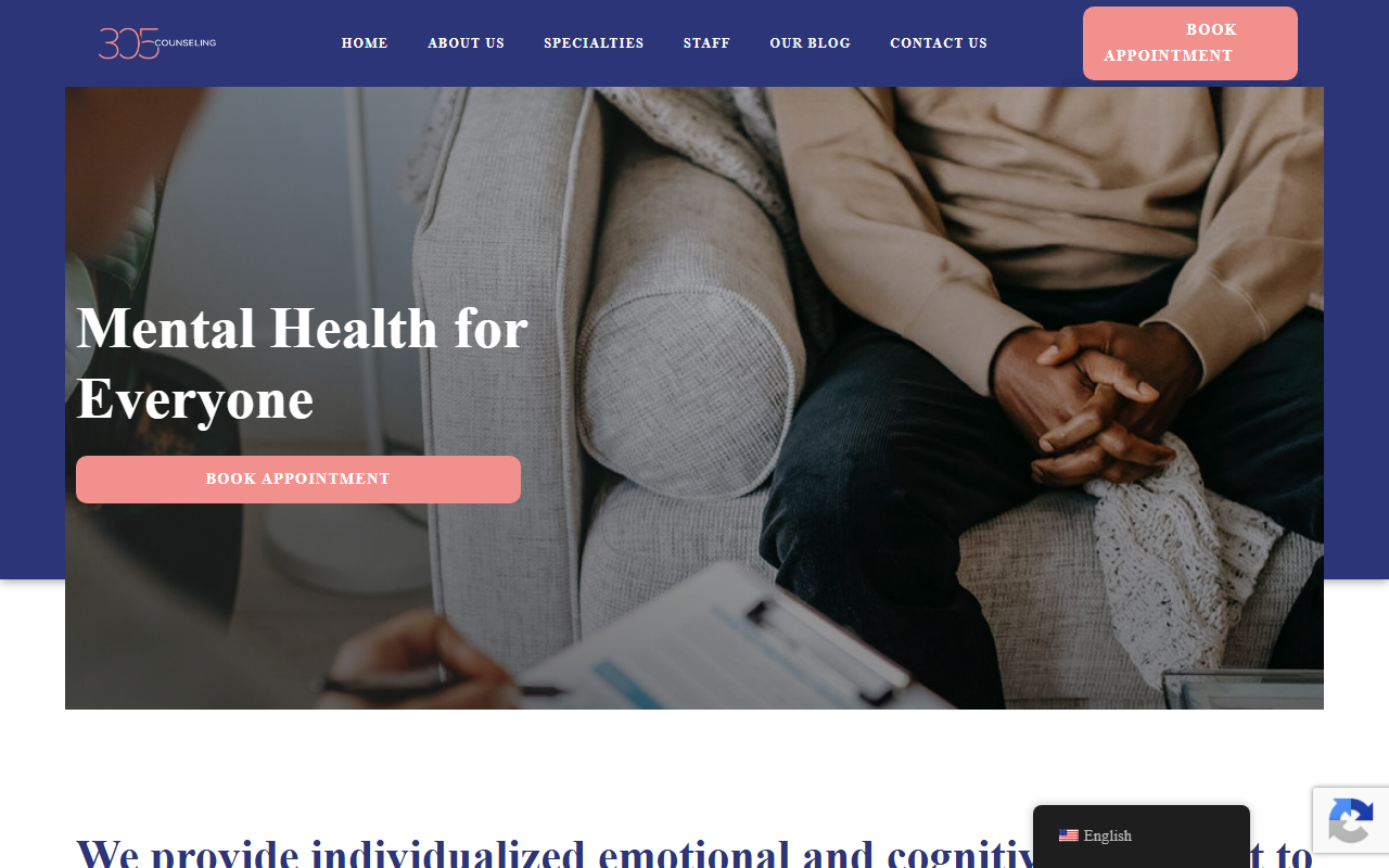305counseling.com screenshot