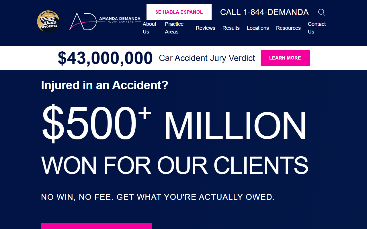 305demanda.com screenshot