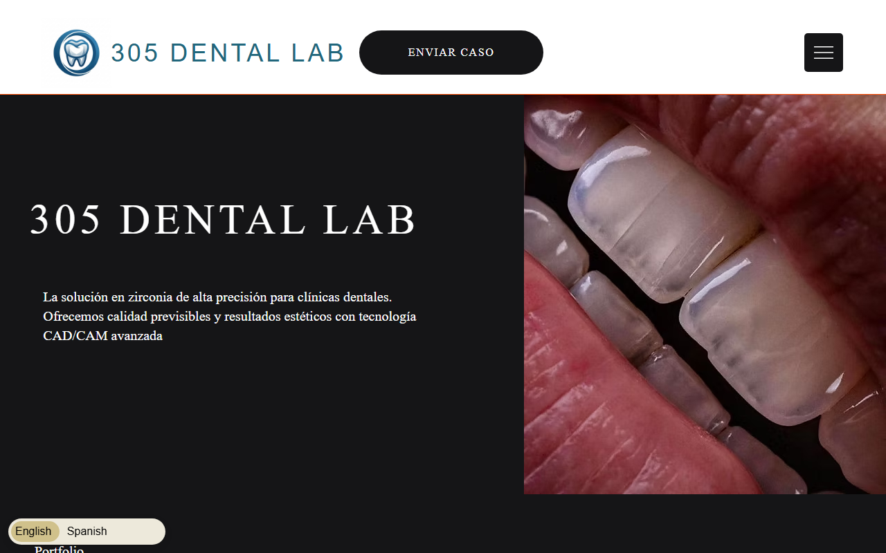 305dentallab.com screenshot