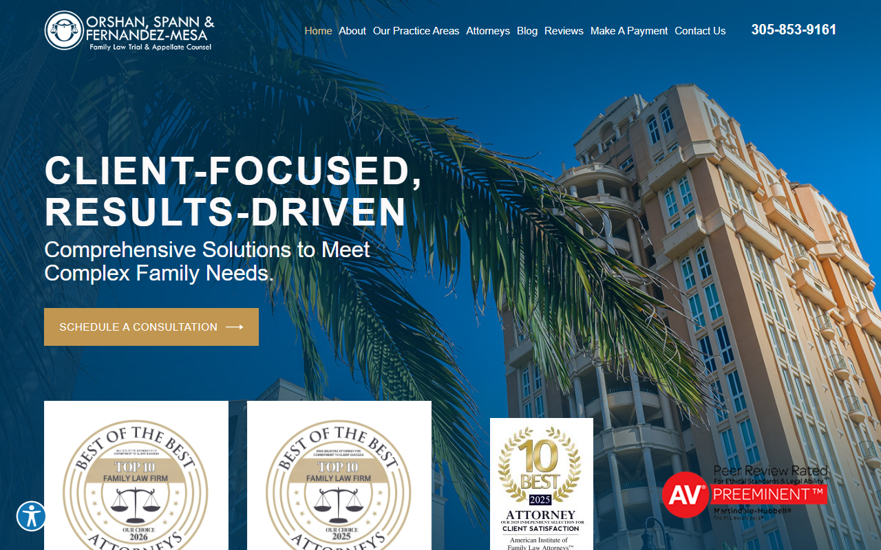 305divorcemiami.com screenshot