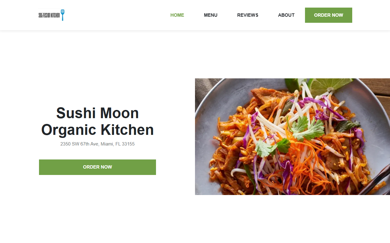 305fusioncafe.com screenshot